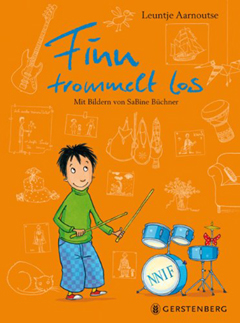 Buchcover "Finn trommelt los" von Leuntje Aarnoutse