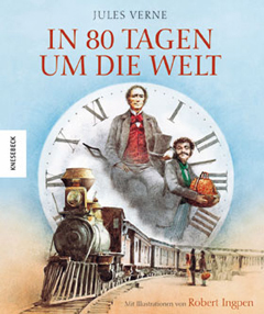 Buchcover "In 80 Tagen um die Welt" von Jules Verne