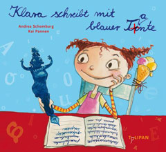 Buchcover "Klara schreibt mit blauer Tinte" von Andrea Schomburg und Kai Pannen