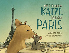 Buchcover "Mit einer Katze nach Paris" von Angelika Glitz