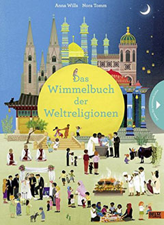 Buchcover "Das Wimmelbuch der Weltreligionen" von Anna Wills